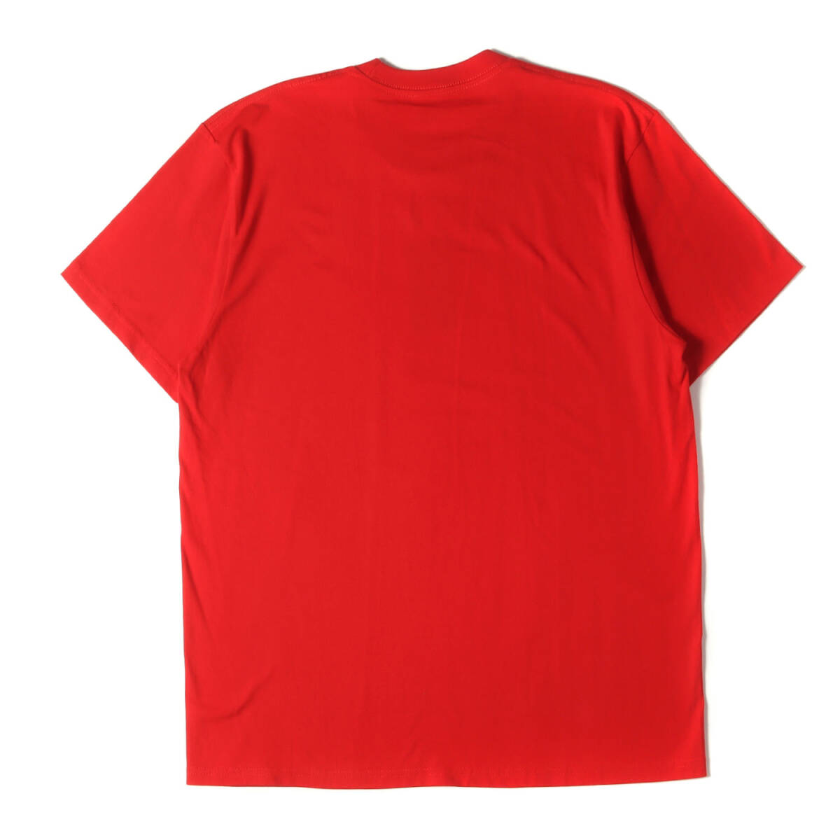 [ как новый ]Supreme Supreme футболка размер :L / 20AW Cross box Logo вырез лодочкой футболка (Cross Box Logo Tee) / красный 