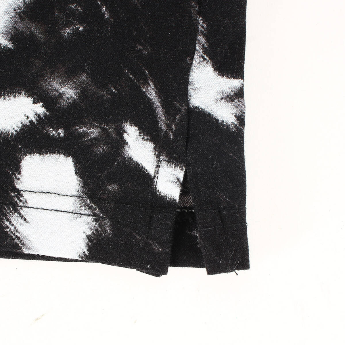 美品 LAD MUSICIAN ラッドミュージシャン フェザー グラフィック ビッグサイズ Tシャツ 60/2 T-CLOTH FEATHER BIG T ブラック ホワイト 42