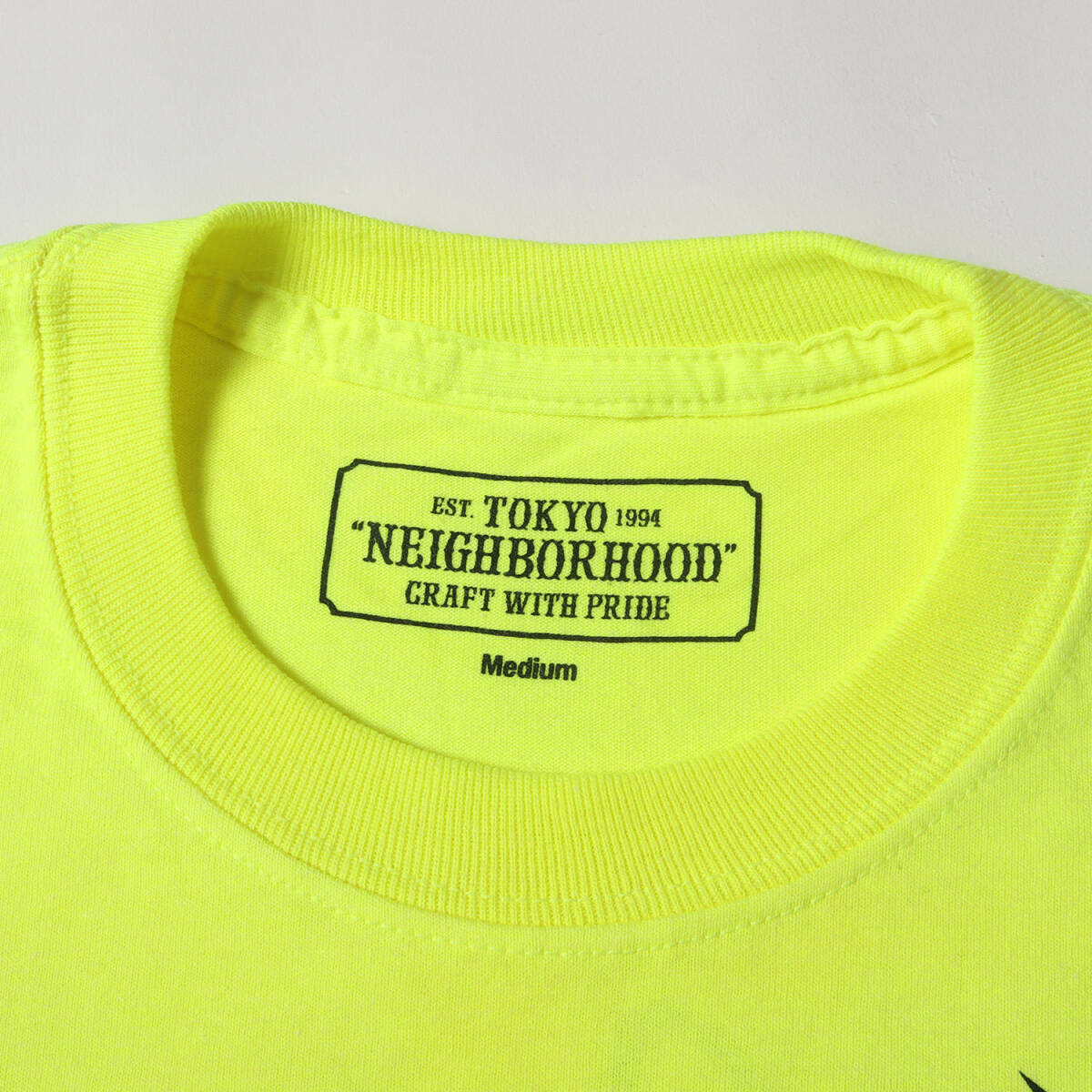 【新品】NEIGHBORHOOD ネイバーフッド 復(fù)刻モデル クレイジー グラフィック ロングスリーブ Tシャツ (SEARCH / C-TEE. LS) / イエロー M