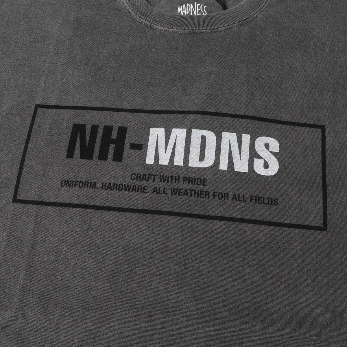 【新品】NEIGHBORHOOD ネイバーフッド Tシャツ サイズ:L / 24AW MADNESS 制品染め クルーネック Tシャツ (TEE SS-1) / ブラック 黒