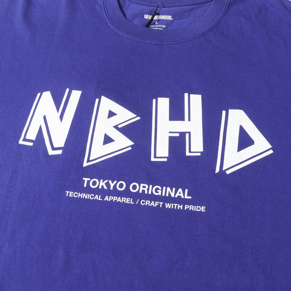 NEIGHBORHOOD ネイバーフッド Tシャツ サイズ:L / 24SS パームツリー グラフィック クルーネック Tシャツ (NH.TEE SS-6) / ブルー