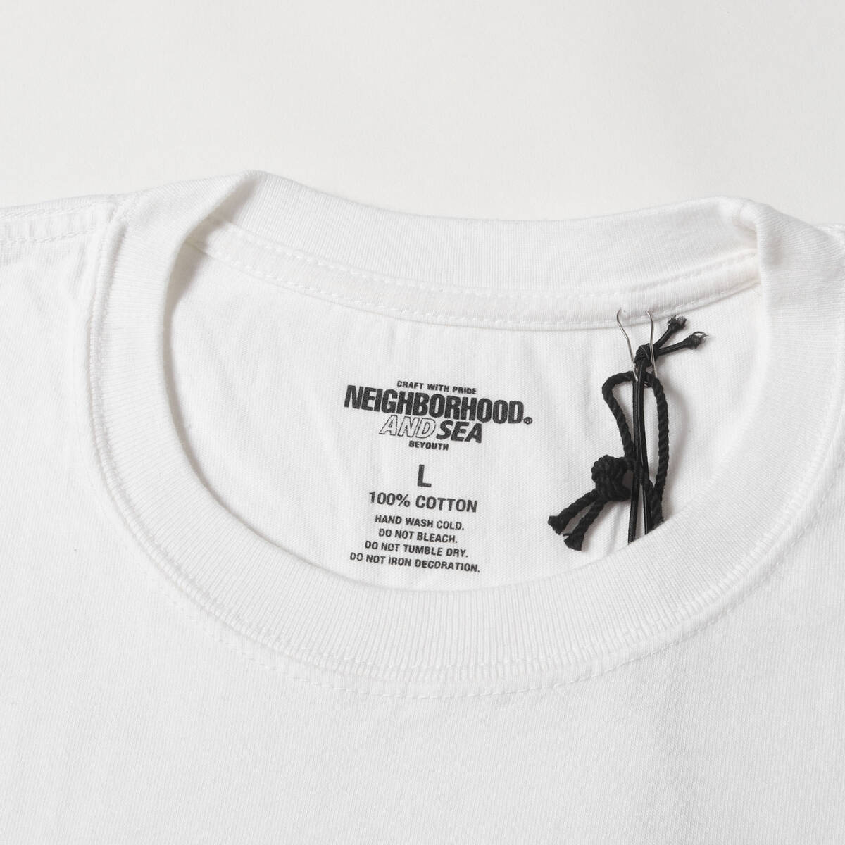 【新品】NEIGHBORHOOD ネイバーフッド Tシャツ サイズ:L / 23SS WIND AND SEA コラボロゴ Tシャツ (NH×WIND AND SEA.TEE SS-1) / ホワイト