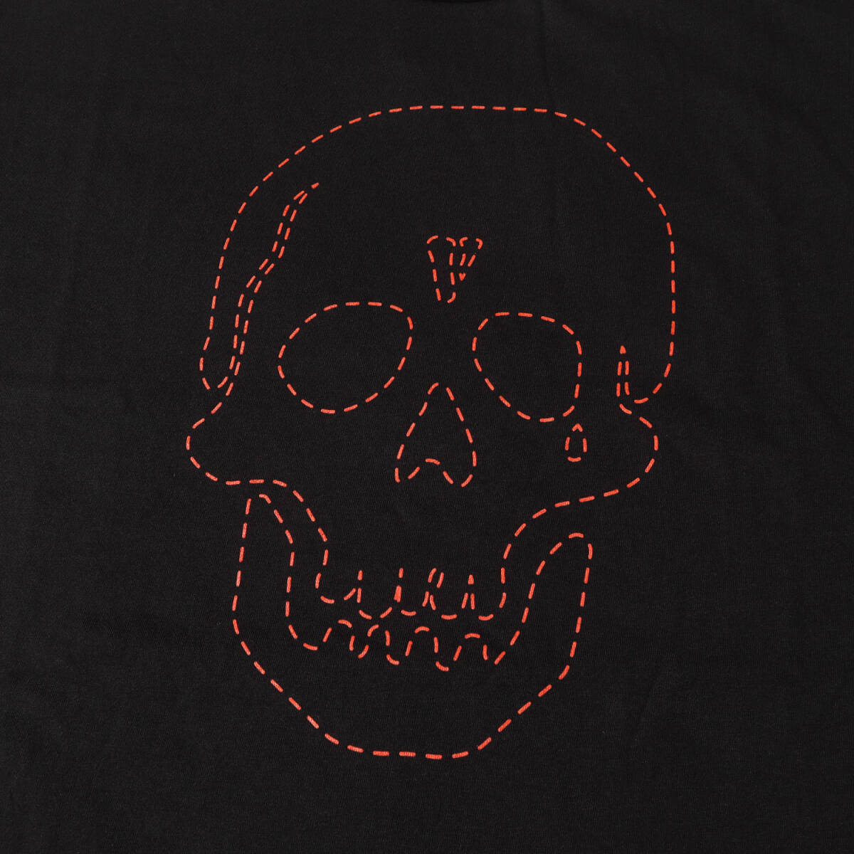 【新品同様】NEIGHBORHOOD ネイバーフッド Tシャツ サイズ:L / VLONE スカル グラフィック クルーネック Tシャツ / ブラック / コラボ