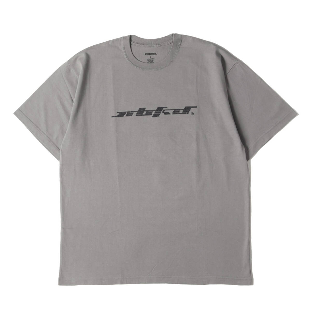 NEIGHBORHOOD ネイバーフッド Tシャツ サイズ:L / 22SS グラフィックプリント クルーネック Tシャツ / グレー / トップス カットソー