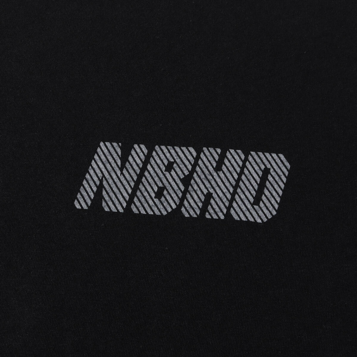 【美品】NEIGHBORHOOD ネイバーフッド 23AW ミリタリーロゴ リバーシブル Tシャツ(REVERSIBLE CREWNECK SS) / ブラック バーガンディー L