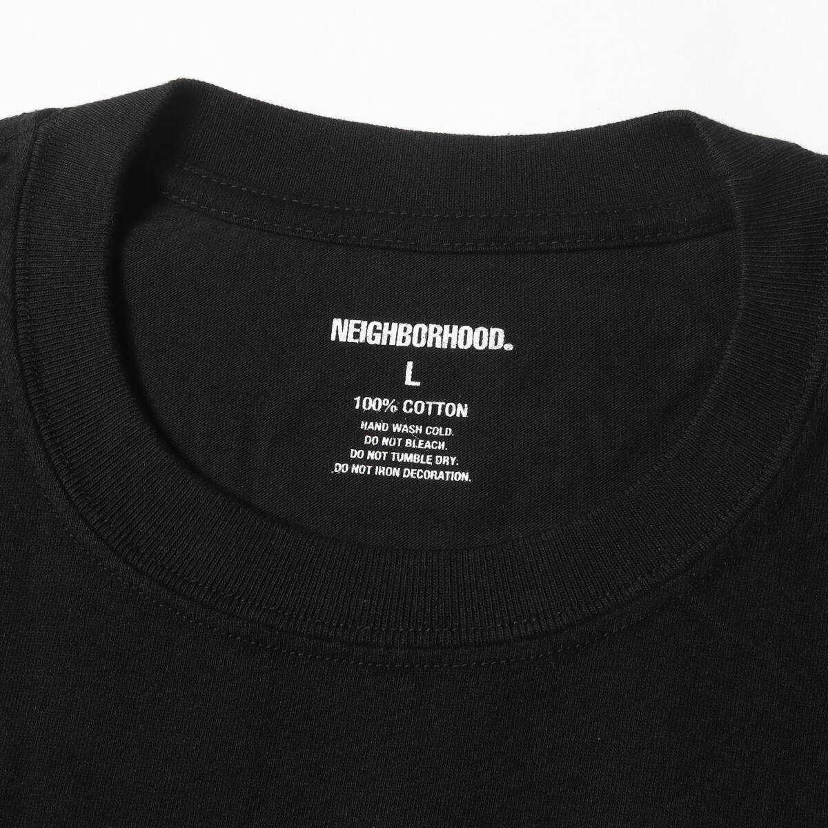 NEIGHBORHOOD ネイバーフッド Tシャツ サイズ:L / 21AW ghost グラフィック クルーネック Tシャツ / ブラック 黒 / トップス / コラボ
