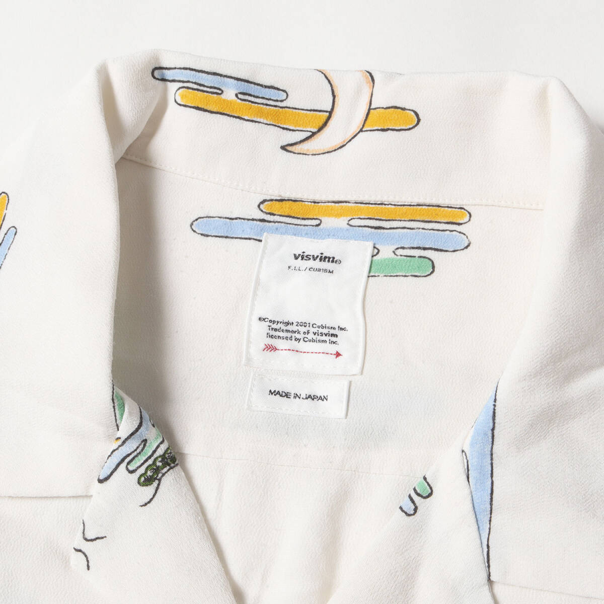 visvim ビズビム シャツ サイズ:3 / 24SS 龍&富士山 和柄 レーヨン アロハシャツ (COPA SHIRT S/S) / ホワイト 白 / トップス ハワイアン