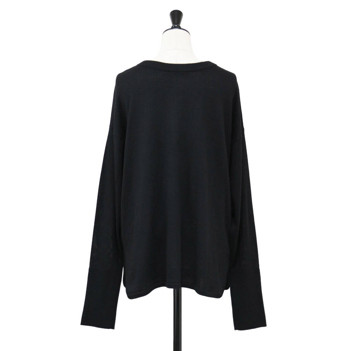 JOURNAL STANDARD ニット ブラック 黒 サイズ:FREE / 25春夏 ウォッシャブル 2WAY ヘンリー プルオーバー / ワイド タック スリット