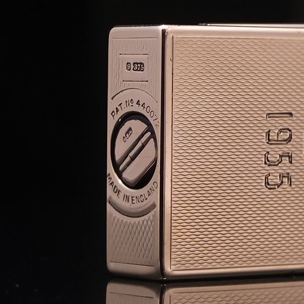 1 иен ~[.. из .]*dunhill( Dunhill )9 золотой газовая зажигалка / полная масса примерно 88.9g*tm267-B73272*