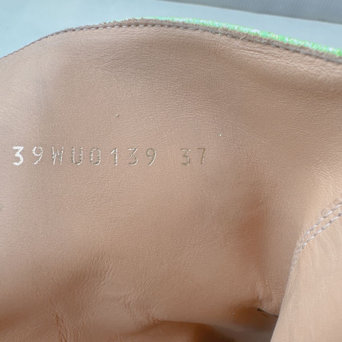 Maison Margiela メゾンマルジェラ メタル太ヒール ブーティ アンクルブーツ バックジップ ショートブーツ 新品 37 レーディス シューズ 靴