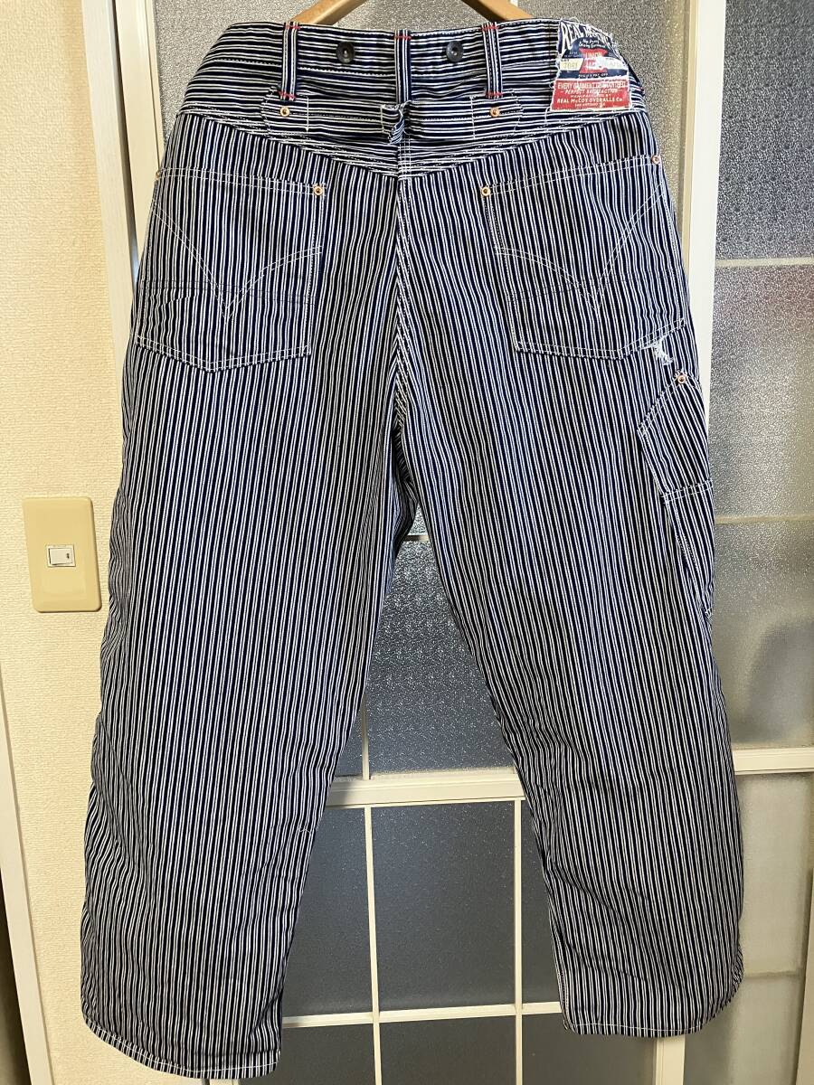 The REAL McCOY'S リアルマッコイズ ヒッコリー ワークパンツ ペインターパンツ w36 ヴィンテージ