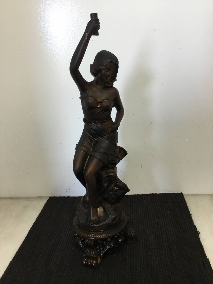 △ q 岐阜発/ オブジェ/ 置き物/ 女性像/ 高さ57cm/ インテリア/ 現状品/ R7.6/16 △_画像1