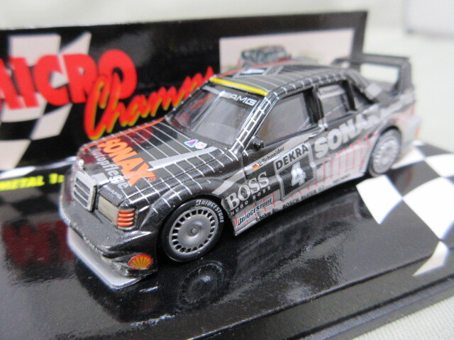 ★マイクロチャンプス　ミニチャンプス　PMA　1/64★ メルセデスベンツ 190E 2.5-16 Evo2 #4 SONAX DTM 1992★