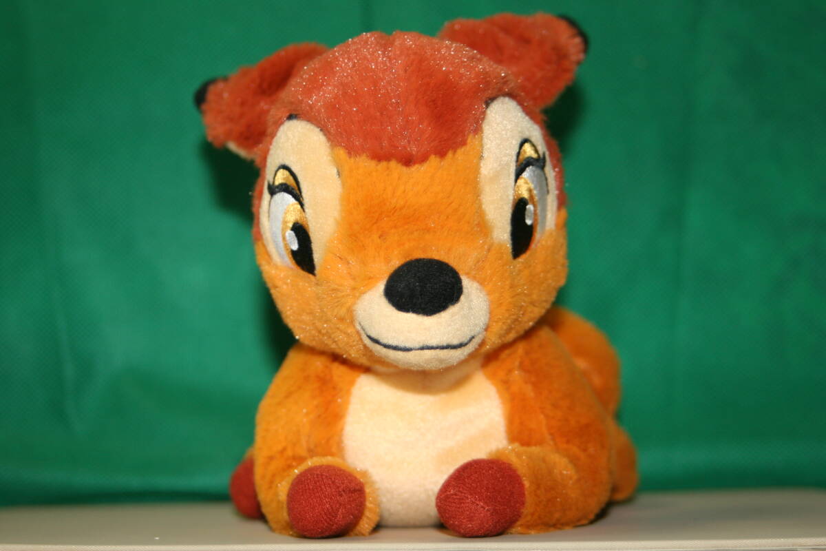 TDR ディズニーリゾート バンビ ぬいぐるみ 約15cm×20cm お尻にペレット