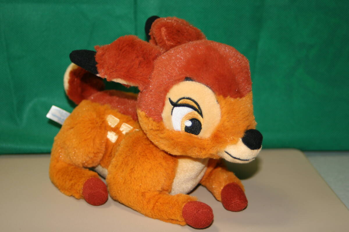 TDR ディズニーリゾート バンビ ぬいぐるみ 約15cm×20cm お尻にペレット