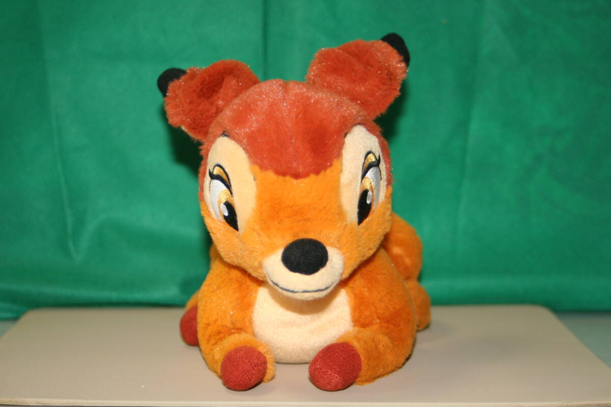 TDR ディズニーリゾート バンビ ぬいぐるみ 約15cm×20cm お尻にペレット