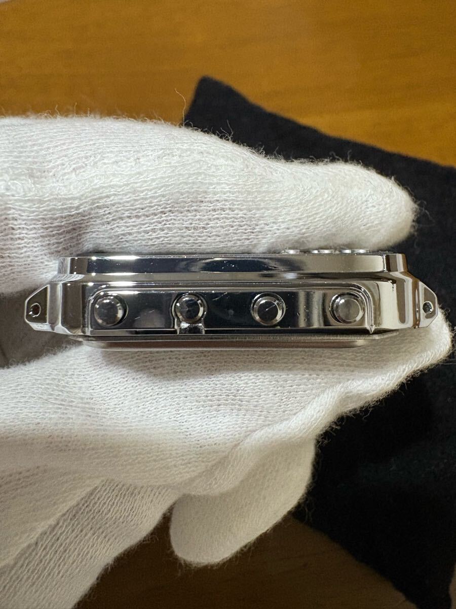  редкий CASIO Casio калькулятор CL-301 цифровой кварц наручные часы Vintage лицо только неподвижный товар 