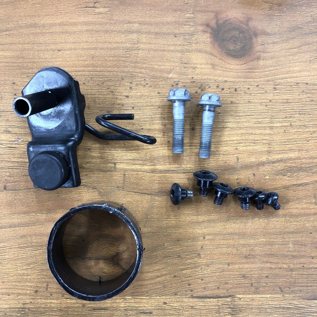 *CRF1100L Africa Twin снимать оригинальный muffler 