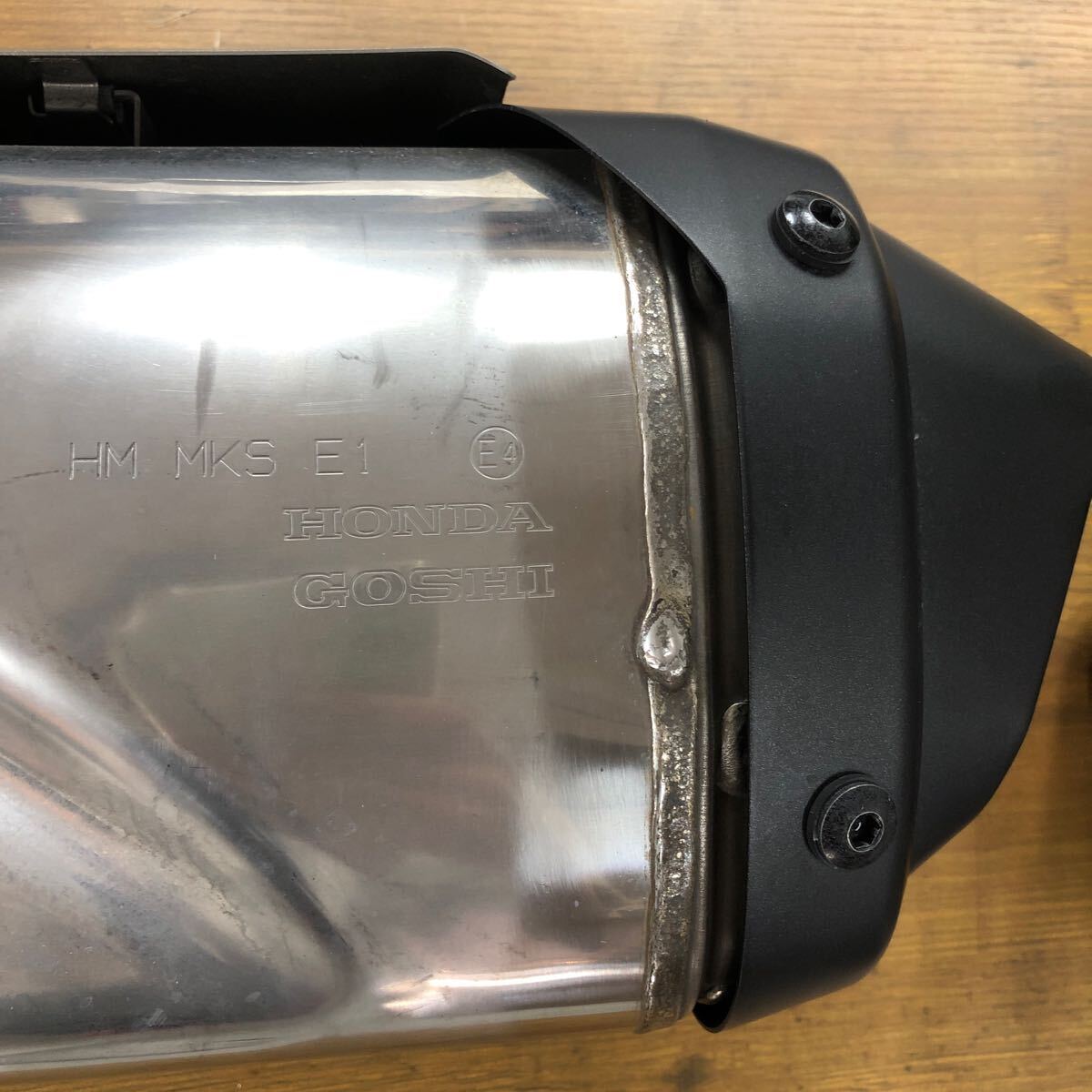 *CRF1100L Africa Twin снимать оригинальный muffler 