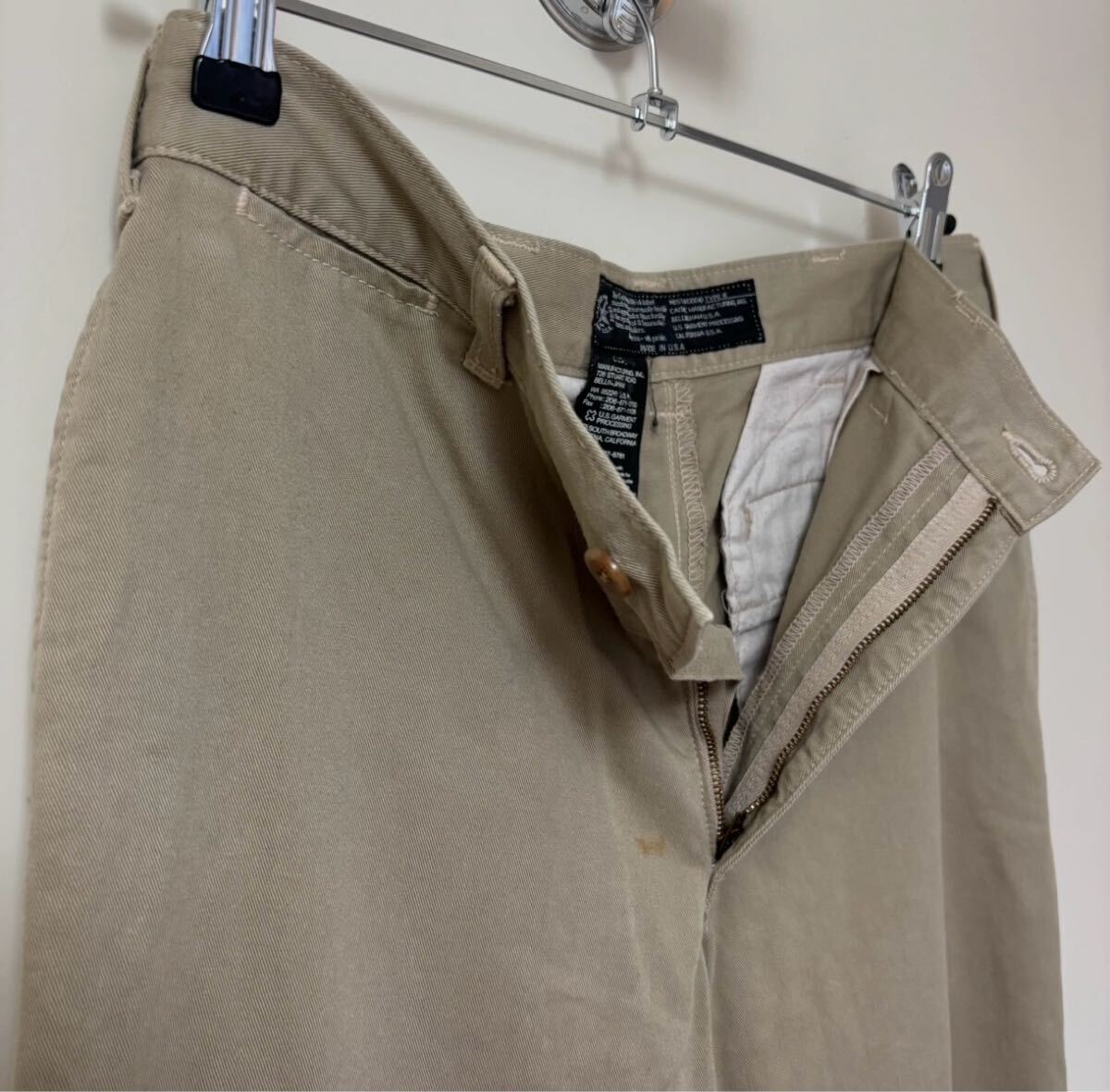 チノパン？ミリタリー 軍物 30年程前に購入 ヴィンテージ MADE IN THE U.S.A. 美品
