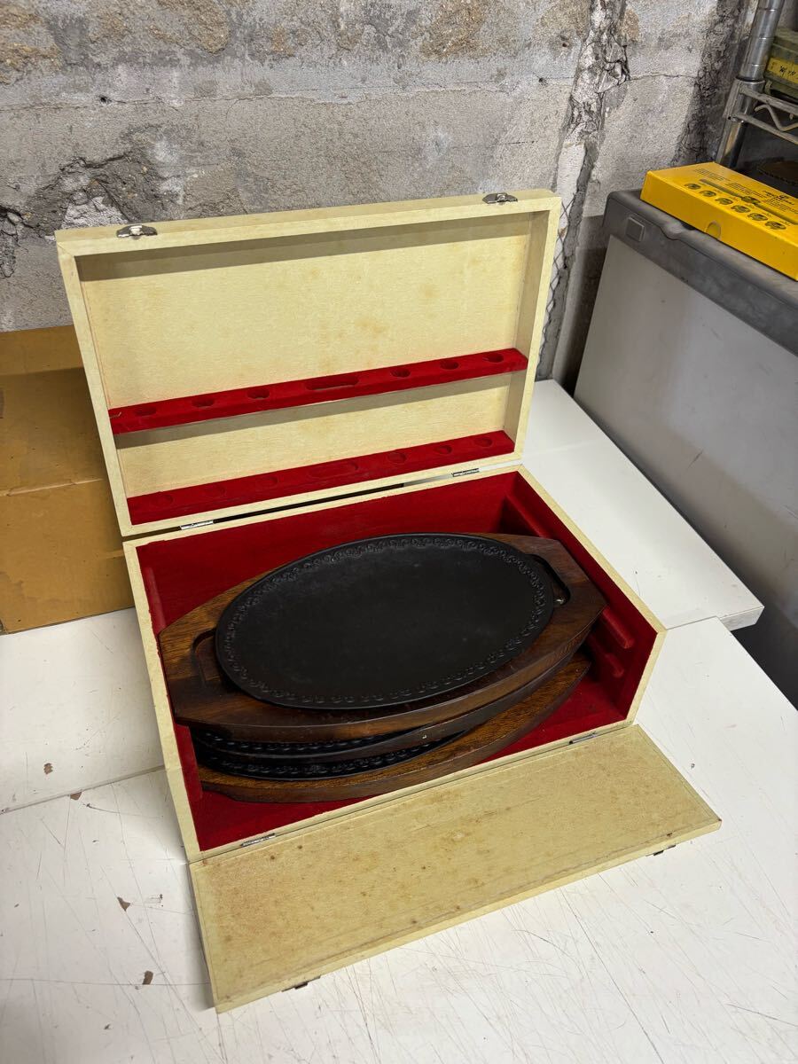 南部　盛栄堂　ステーキ皿　送料無料　_画像1