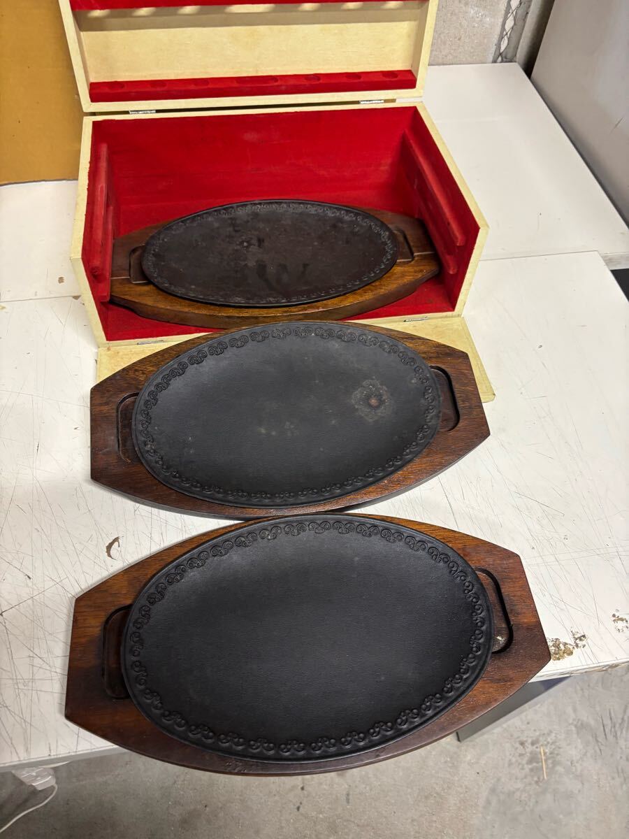 南部　盛栄堂　ステーキ皿　送料無料　_画像2