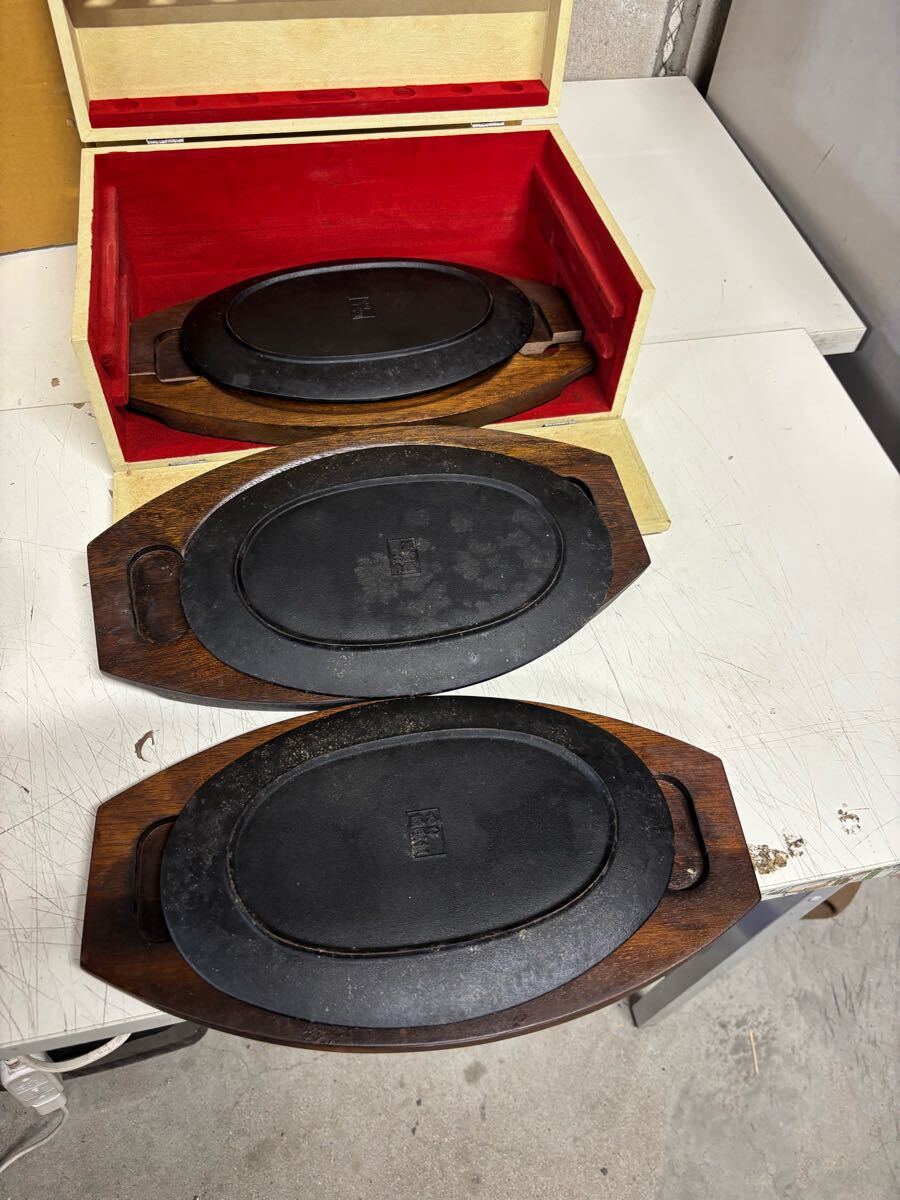 南部　盛栄堂　ステーキ皿　送料無料　_画像3