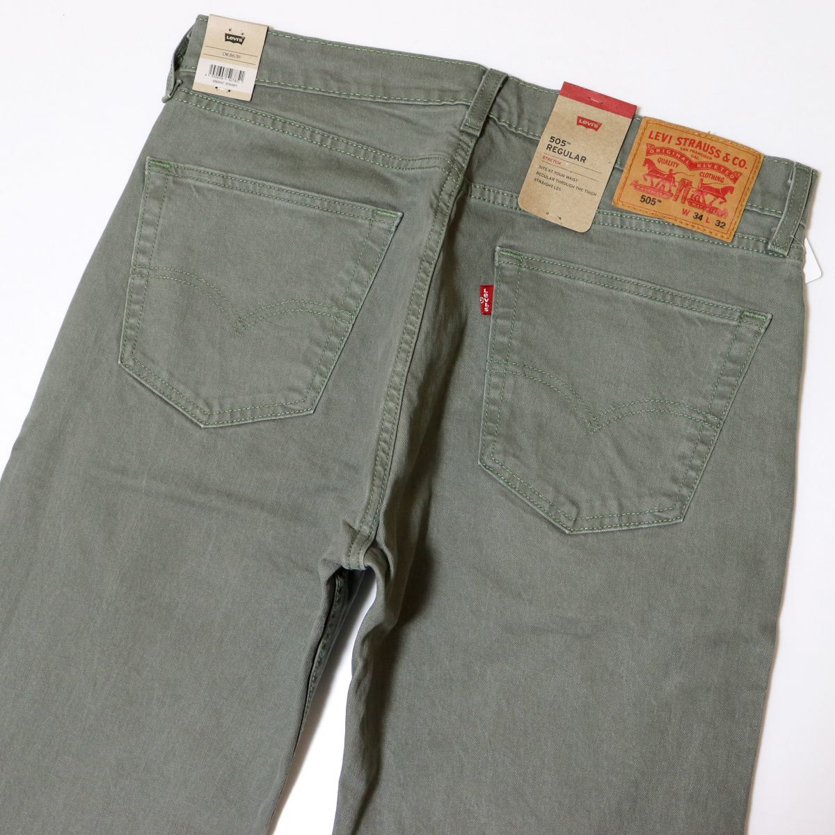 ★リーバイス Levis 505 新品 メンズ ストレッチ レギュラー ストレート ジーンズ デニム パンツ 31インチ [00505-2847-31] 四 壱★QWER