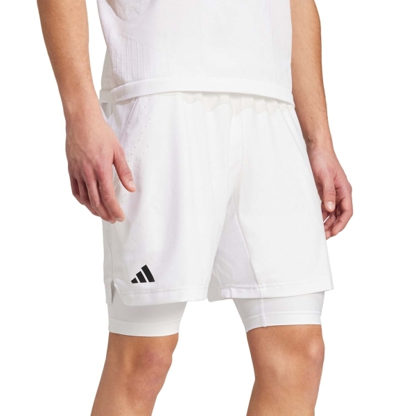 ○送料390円可能商品 アディダス ADIDAS 新品 メンズ ハーフパンツ ショーツ インナー付き セット Mサイズ [IS8097-M] 四 壱★QWER★