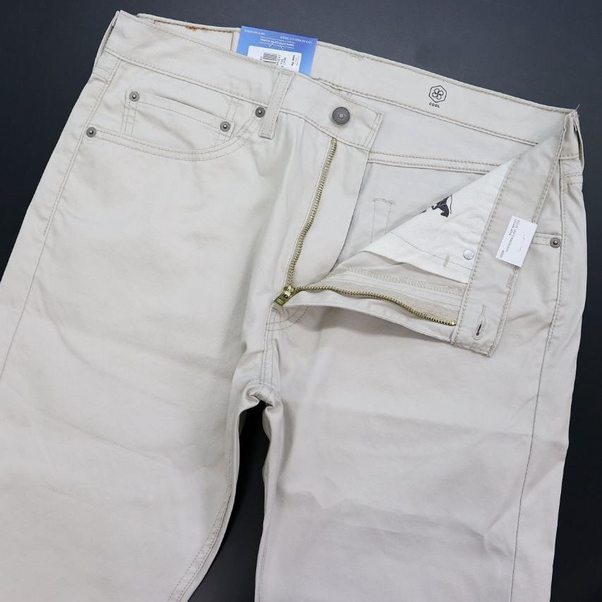 ★リーバイス Levis 505 新品 COOL 通気性 速干 快適 レギュラー 7分丈 クロップドパンツ チノパン 32インチ [28229-0065-32]四 壱★QWER