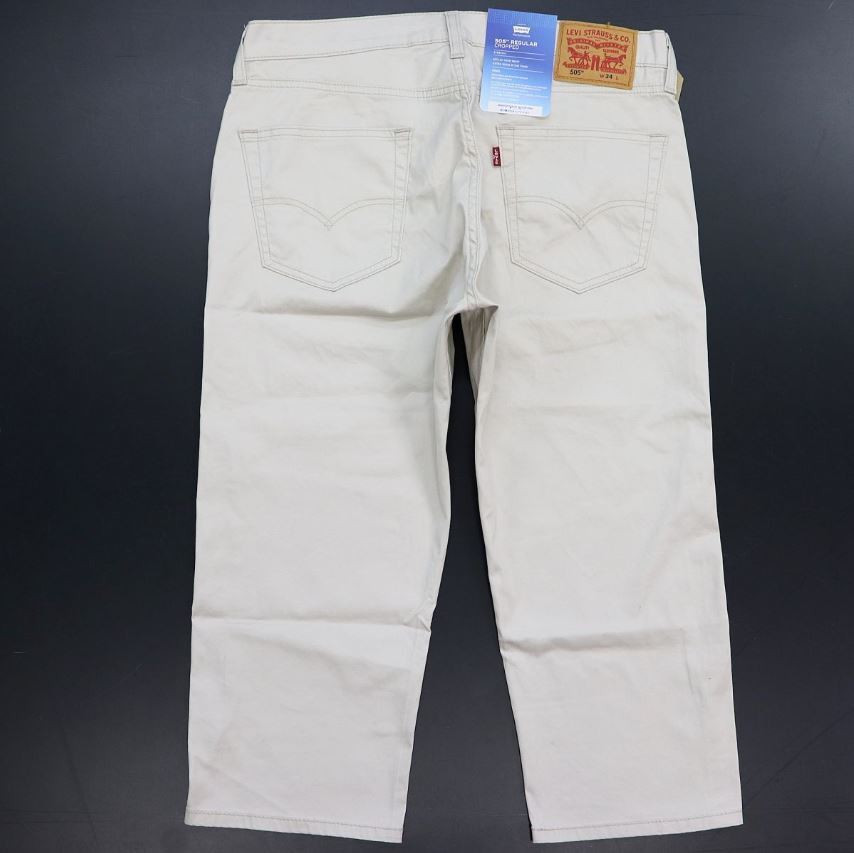 ★リーバイス Levis 505 新品 COOL 通気性 速干 快適 レギュラー 7分丈 クロップドパンツ チノパン 32インチ [28229-0065-32]四 壱★QWER