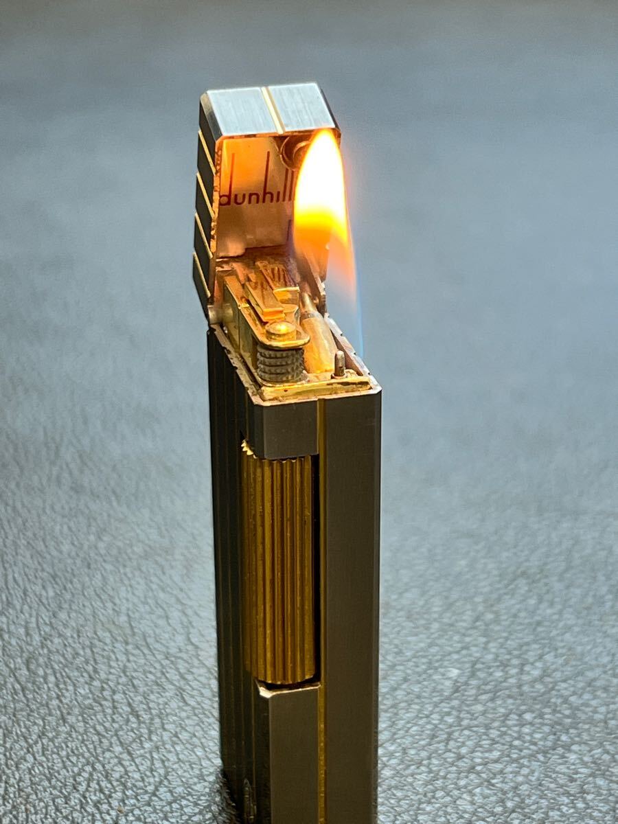 Dunhill Dunhill газовая зажигалка Gold комбинированный красивый!