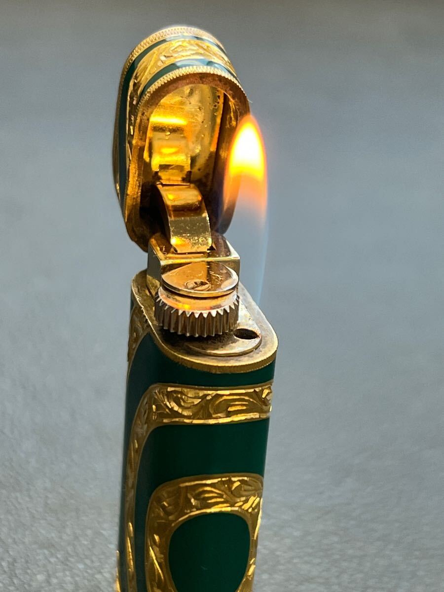Cartier Cartier газовая зажигалка roi King зеленый Rucker Gold внешний жакет 