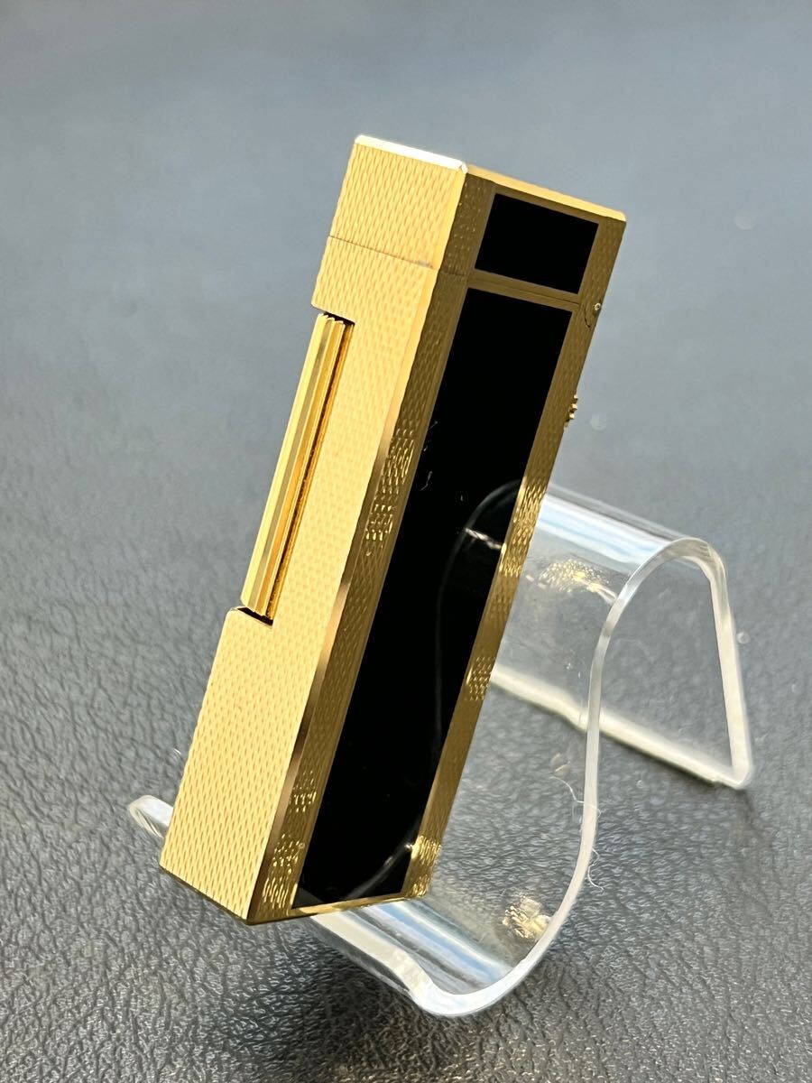 Dunhill Dunhill газовая зажигалка черный Gold с коробкой 