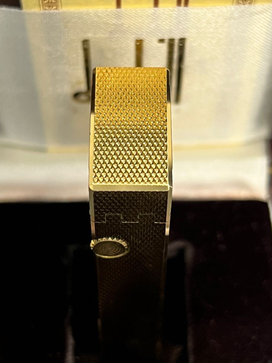 Dunhill Dunhill газовая зажигалка черный Gold с коробкой 
