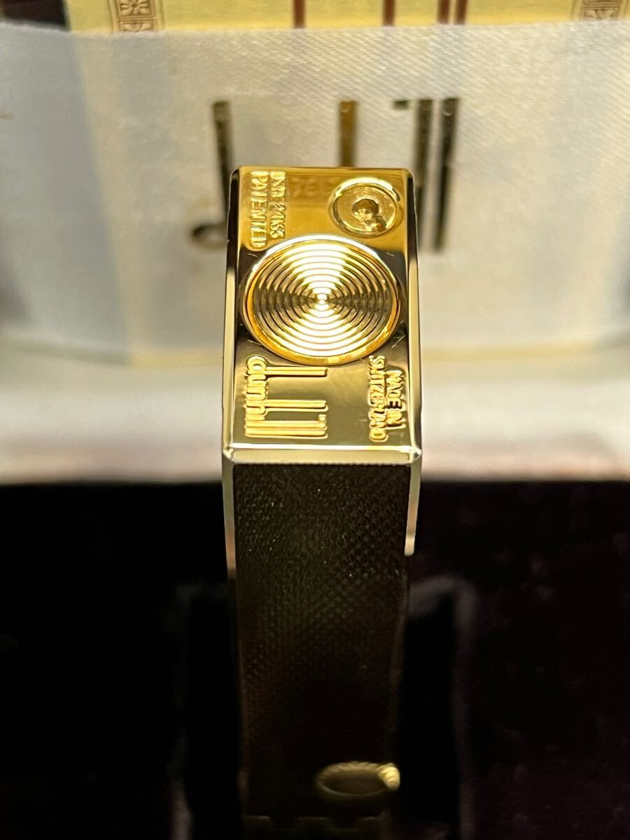 Dunhill Dunhill газовая зажигалка черный Gold с коробкой 