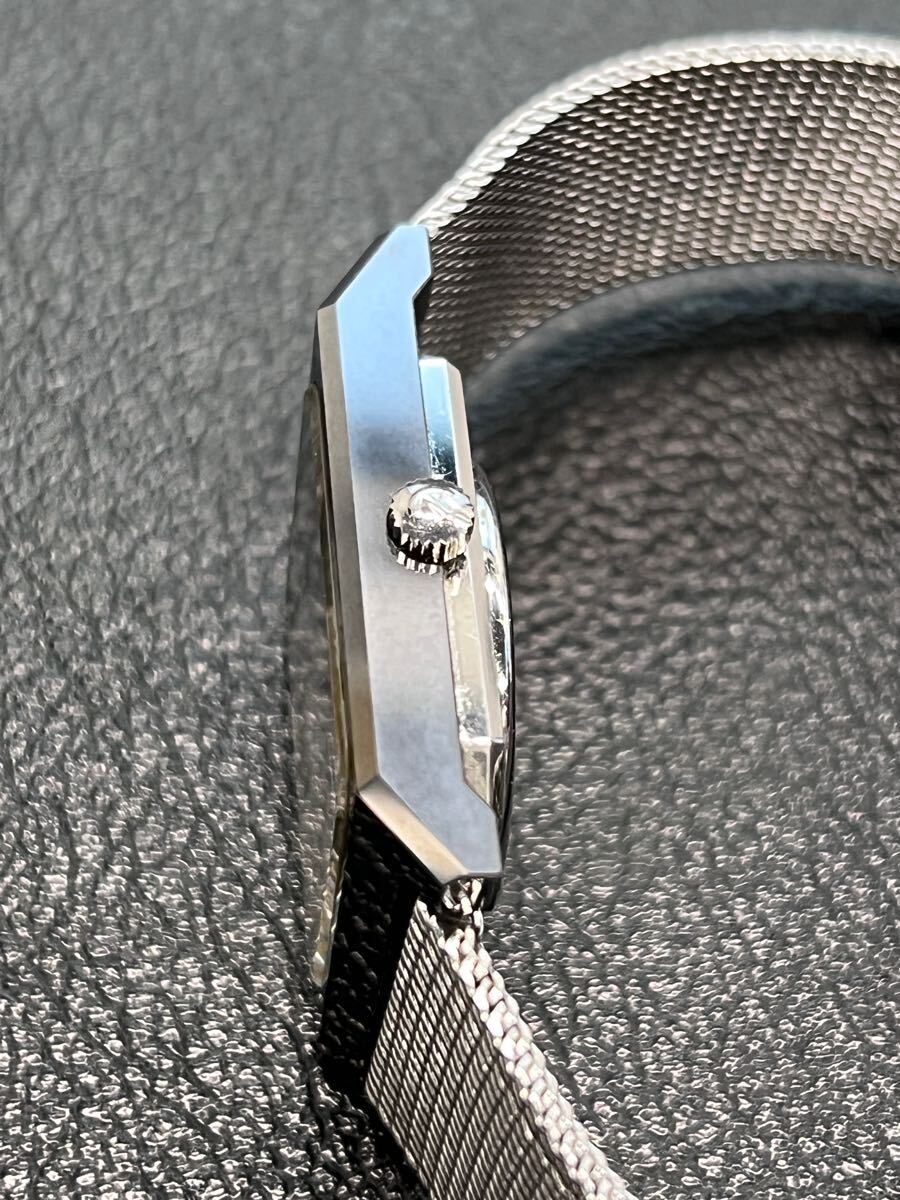 RADO DIA STAR Rado большой астер кварц серебряный циферблат Diastar мужские наручные часы неподвижный товар 