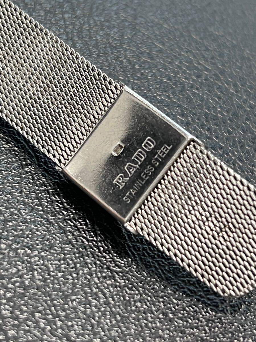 RADO DIA STAR Rado большой астер кварц серебряный циферблат Diastar мужские наручные часы неподвижный товар 
