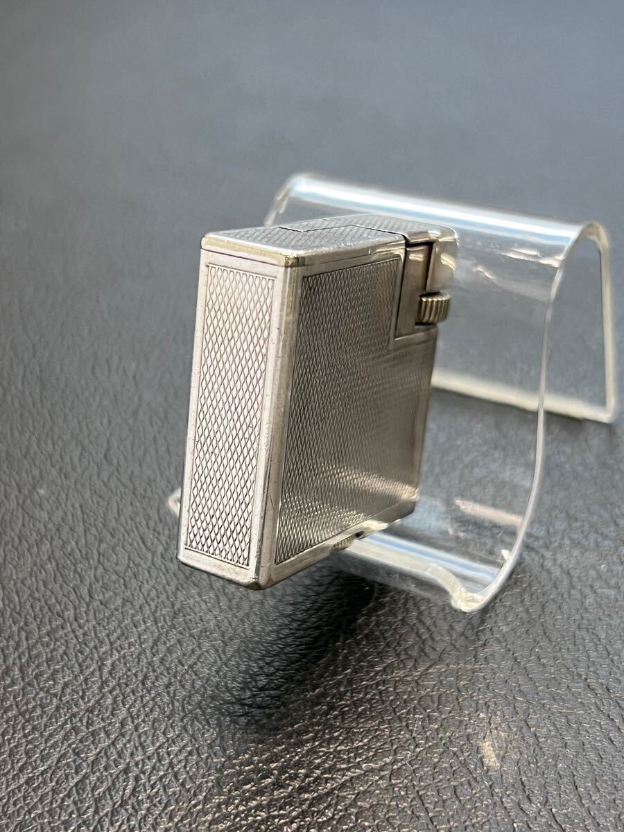 Dunhill ダンヒル オイルライター　スクエアボーイ　ヴィンテージ　シルバーカラー