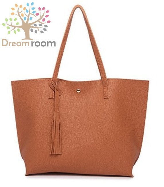 海外セレブ愛用 タッセル ウィメンズ トートバッグ ハンドバッグ【06ブラウン】ショルダー レディース BAG トートバッグ シンプル