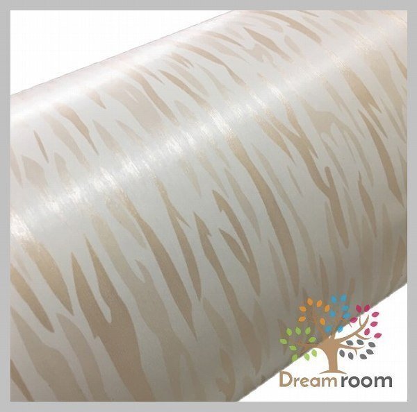 【 5m 】 3D 壁紙 45cm幅 白×レオパード B30 木目 アンティーク ウォールペーパー北歐風(fēng) インテリア はがせる シール DIY 賃貸