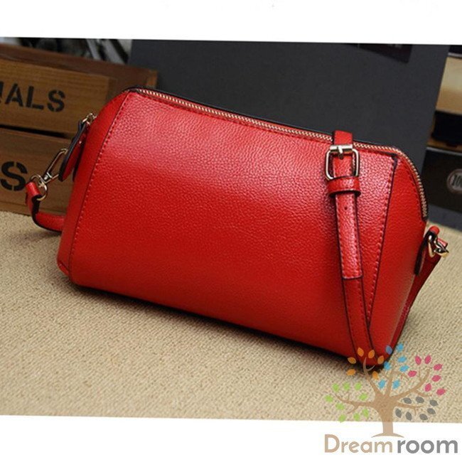 classic барабанный плечо BAG [ красный ] кожа ручная сумочка плечо цепь за границей Celeb K-071-2