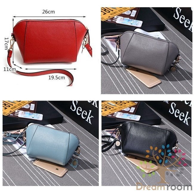classic シェル ステッチBAG 【ライトグレー】革 ハンドバッグ ショルダー チェーン 海外セレブ K-072-2