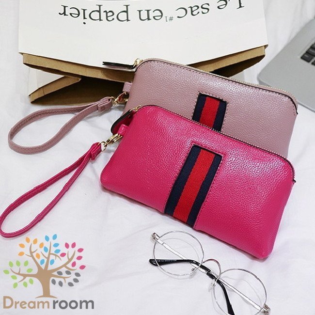 centerポイントライン レザークラッチバッグ BAG 【ブラック】革 ハンドバッグ 海外セレブ K-065-3