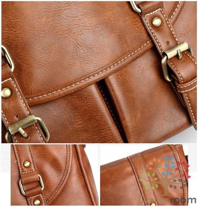 大容量 men's ショルダーバッグ PCバッグ ビジネス BAG 【ブラウン】 防水 旅行 通學(xué) 通勤 パソコン K-098-2