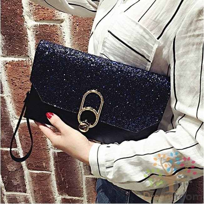 kirag Ritter тянуть tab сцепление BAG [ черный ] кожа кожа ручная сумочка за границей Celeb K-081-1