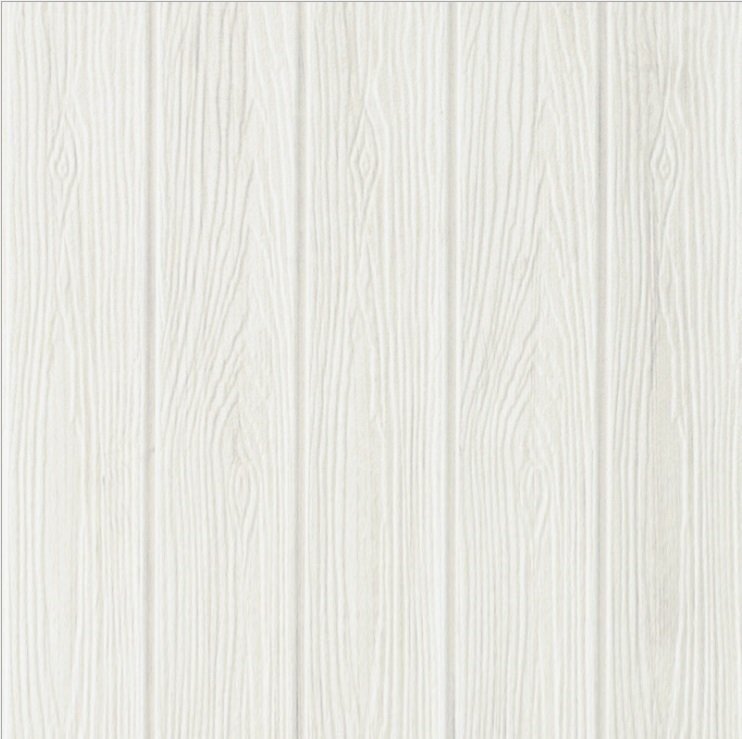 小売り【1m×50cm】木目 ナチュラルカラー B370 ホワイト 3D クッション 壁紙 シール 煳付き リメイク 耐水 抗菌 傷防止