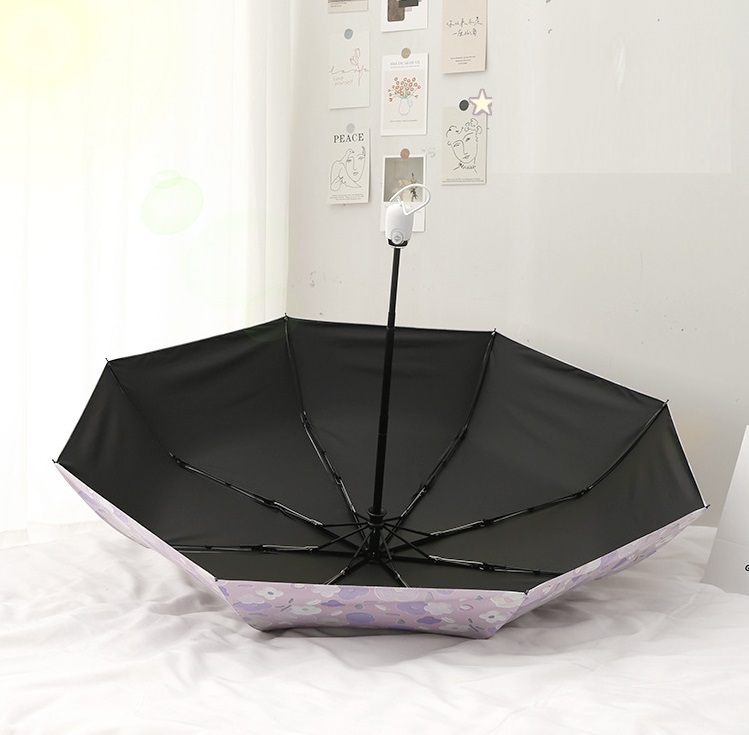 話題の 自動開閉 ワンタッチ 折り畳み傘 フラワー 花柄 【F-354-06】 軽量 晴雨兼用 日傘 雨傘 梅雨
