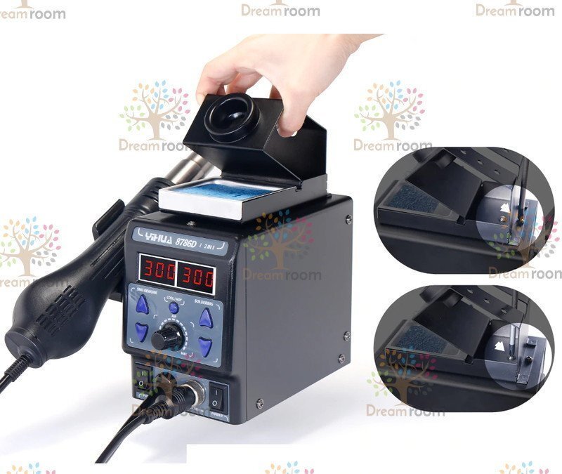 業(yè)務(wù)用 ステーション はんだごて【D-068-03】 ヒートガン溶接マシーンホットガン 米國プラグ 國內(nèi)電圧対応