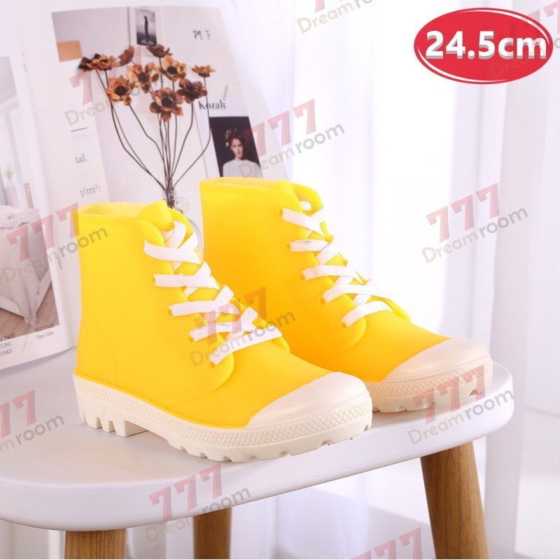 Cute* дизайн влагостойкая обувь K-357[24.5cm] сапоги женский девочка сезон дождей 